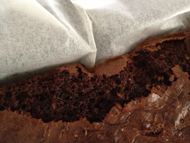 Look at that fudgy texture!
